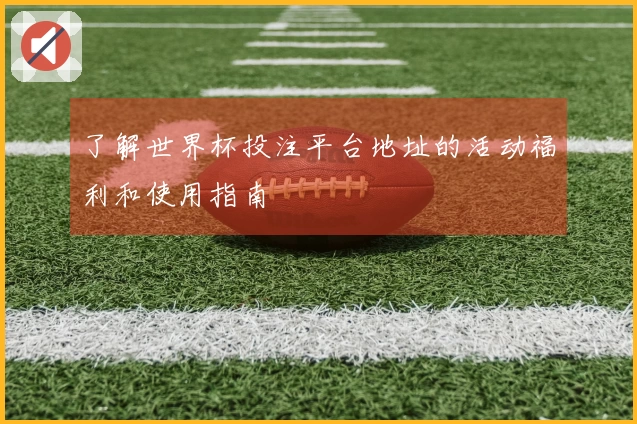 了解世界杯投注平台地址的活动福利和使用指南