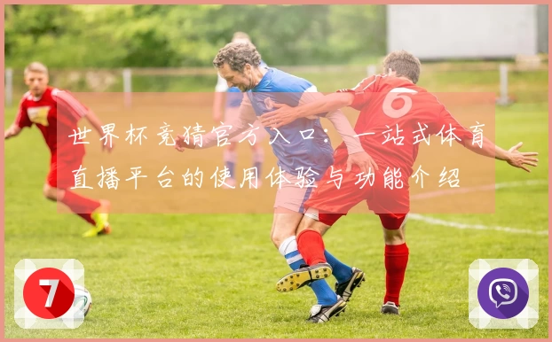 世界杯竞猜官方入口：一站式体育直播平台的使用体验与功能介绍